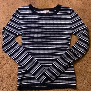striped sweater long sleeve